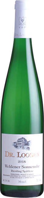 Riesling Spätlese, Dr. Loosen, Wehlener Sonnenuhr