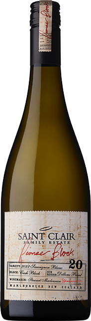 Pioneer Block 20, Sauvignon Blanc, Saint Clair