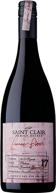 Pioneer Block 17, Syrah, Saint Clair