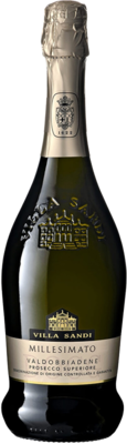 Шампанское и игристые вина - Prosecco, Millesimato, Valdobbiadene,  Superiore, Villa Sandi DOCG  Brut  