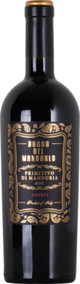 Вино - Primitivo di Manduria Riserva Borgo del Mandorlo, Botter, Puglia