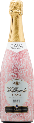 Шампанское и игристые вина - Cava Brut Rosé, Valhondo, Marqués de la Concordia