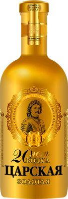 Водка - Царская Золотая Юбилейная